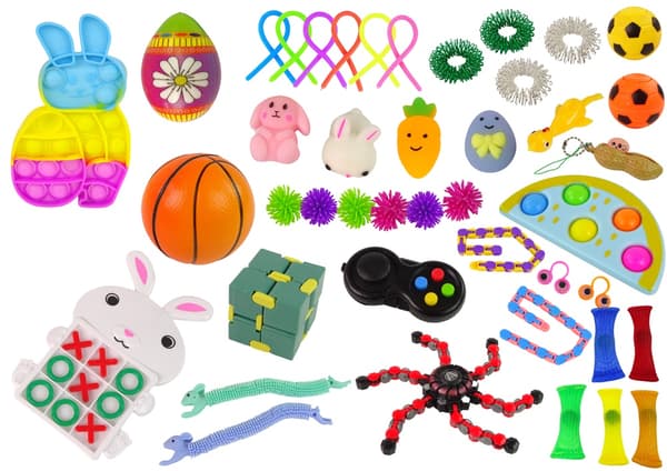 Fidget-leksaker set 41-pack påsktema giftfria CE/EN71 från 3 år
