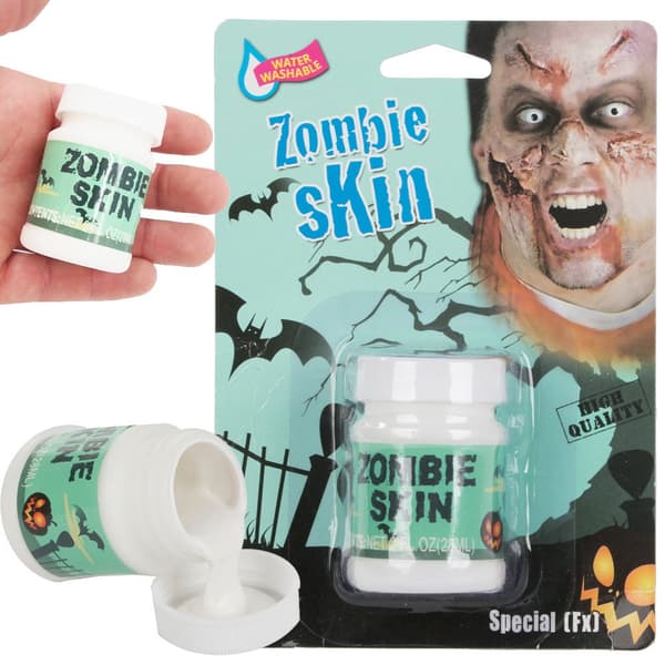 Zombie makeup-bas vit 28 ml för sår/ärr specialeffekter Halloween