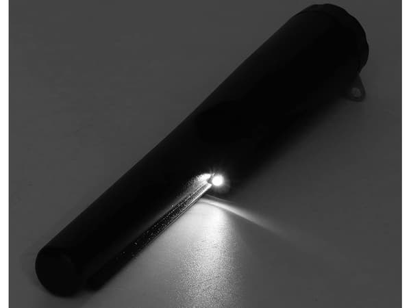 GP-POINTER pindmetaldetektor IP66 med LED lyd/vibration sort