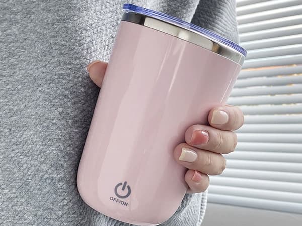 Selvrørende termokop 350 ml rustfrit stål IPX6 USB-C