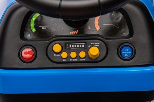 Batteridriven lektraktor för barn blå BBH-030