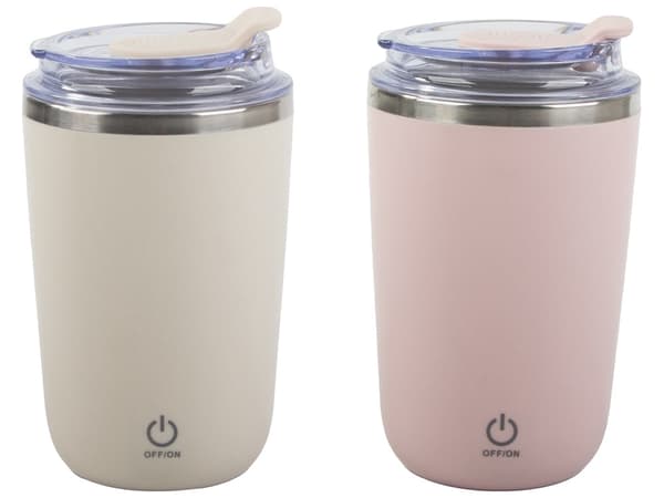 Selvrørende termokop 350 ml rustfrit stål IPX6 USB-C