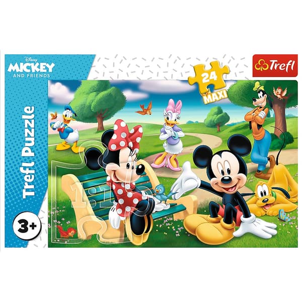 Pussel Mickey Mouse 24 maxi-bitar 600x400 mm