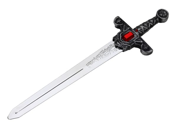 Riddarset för barn med rustning, handledsskydd och svärd 56 cm