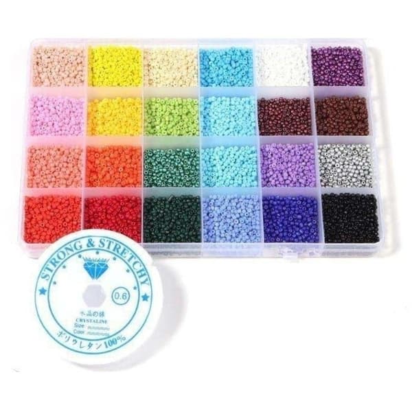 DIY Perleboks med Seed Beads – 4800 Perler til