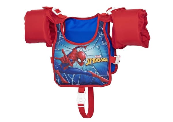 Simväst barn Spider-Man 18–30 kg 3–6 år CE-certifierad