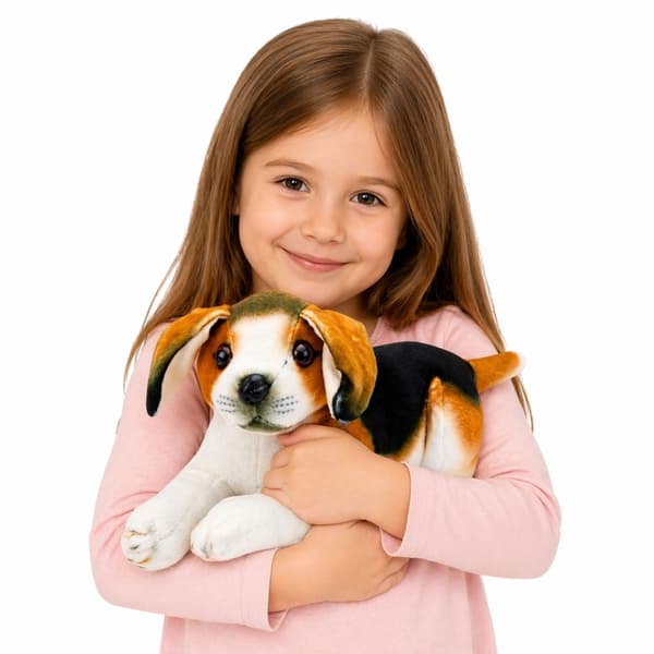 Pehmolelu beagle 25 cm, pehmeä
