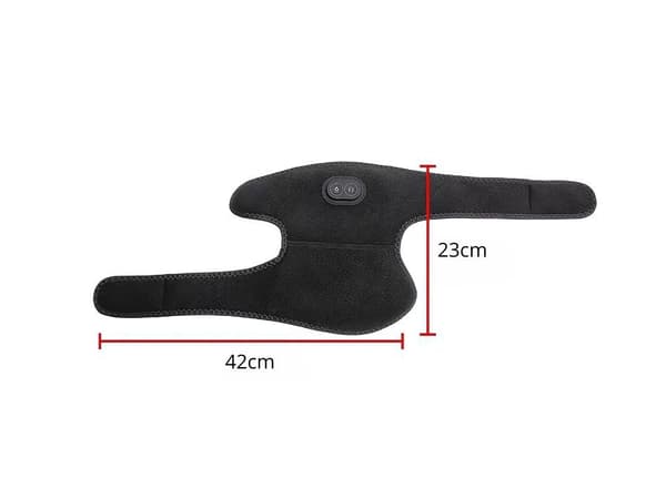 Hartia- ja kyynärhierontalaite lämmöllä/tärinällä USB-C, musta