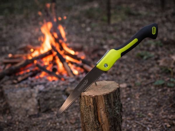 Fällbar handsåg 18 cm blad, stål/plast, utfälld längd 40 cm