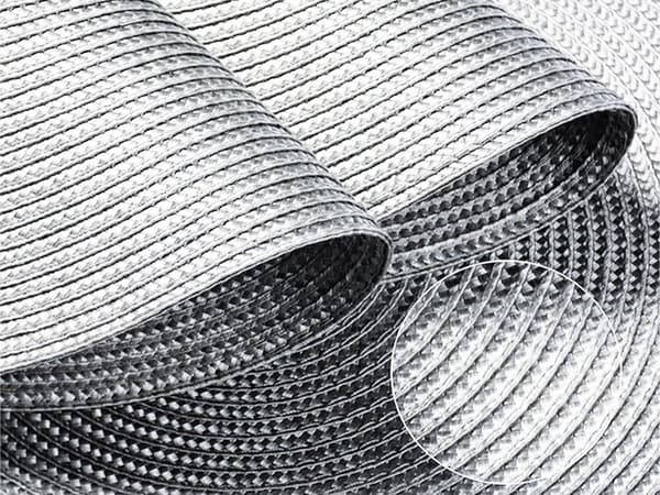 Rund bordstablett plast flätad grå Ø38 cm 1-pack