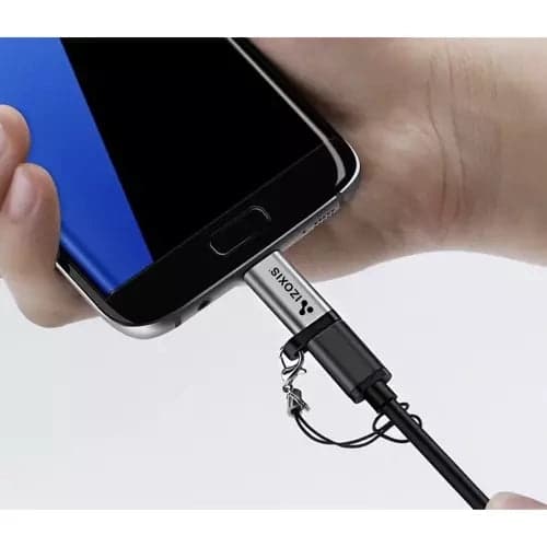 USB-C til Micro USB 2.0 adapter, han til hun, 2.1A 480Mbps