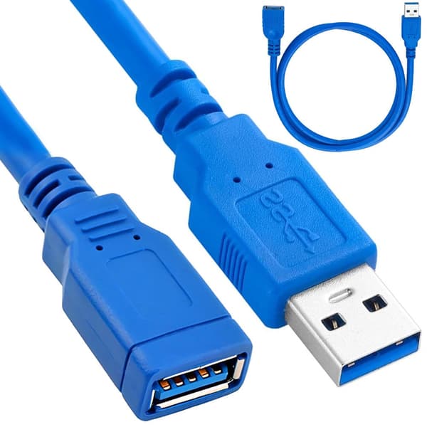 USB 3.0 forlængerledning USB-A han til USB-A hun 1,5 m