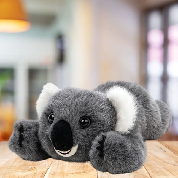 Blødt krammedyr koala 30 cm plys, grå