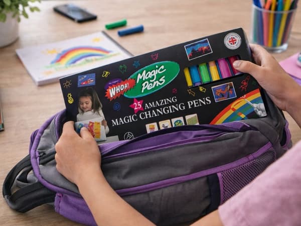 Farveskiftende tuschpenne 25-pack, vandbaserede magic markers
