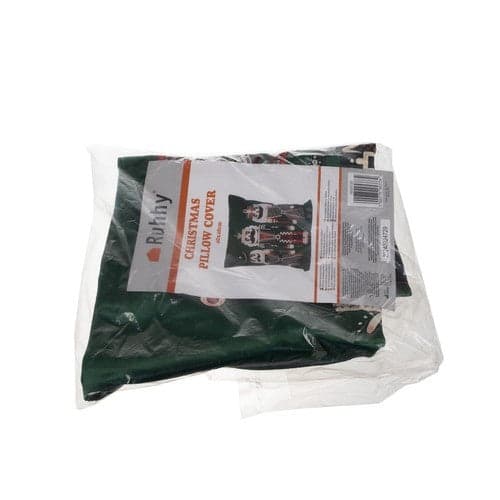 Pudebetræk plys julemotiv nutcracker 40x40 cm polyester