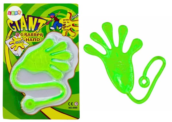 Klistret hånd-slime elastisk grøn legetøj CE 3+ år