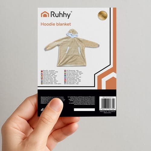 Kappa beige XXL, 100% polyester