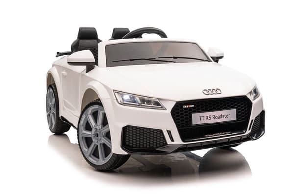 Batteridriven elbil för barn Audi TTRS vit