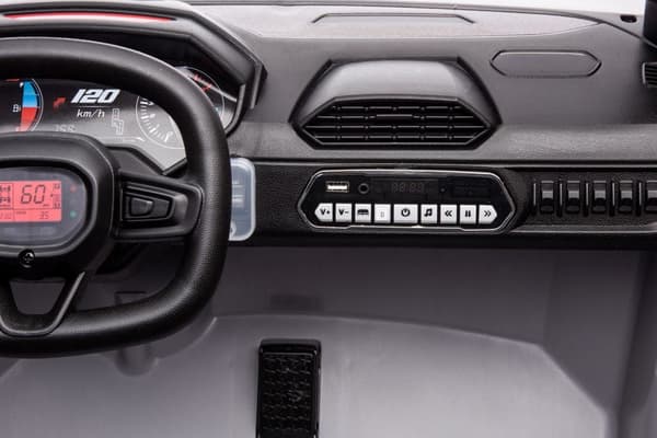 Batteridriven barnbil JS3168 grå