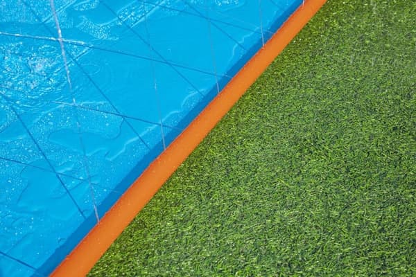 Vandrutsjebane med pool 488 cm PVC til børn