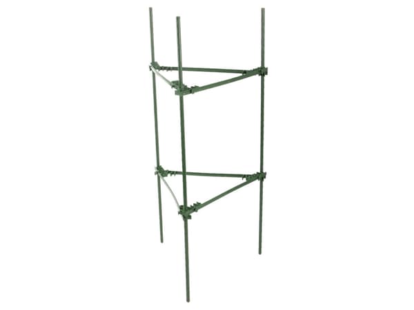Triangulärt växtstöd plast grön 60 cm 1-pack