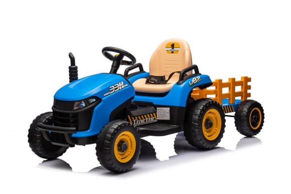 Batteridriven lektraktor för barn blå BBH-030