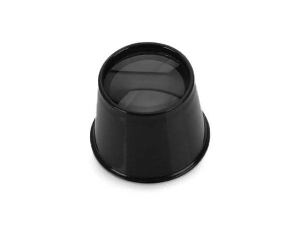 Pandelup 10x forstørrelse 30 mm linse sort