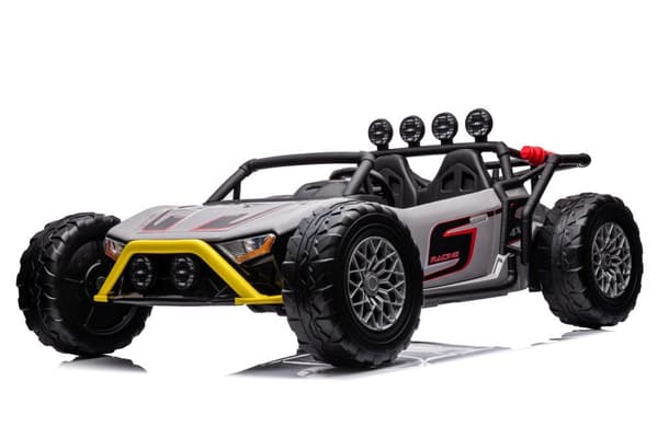 Batteridriven barnbil JS3168 grå