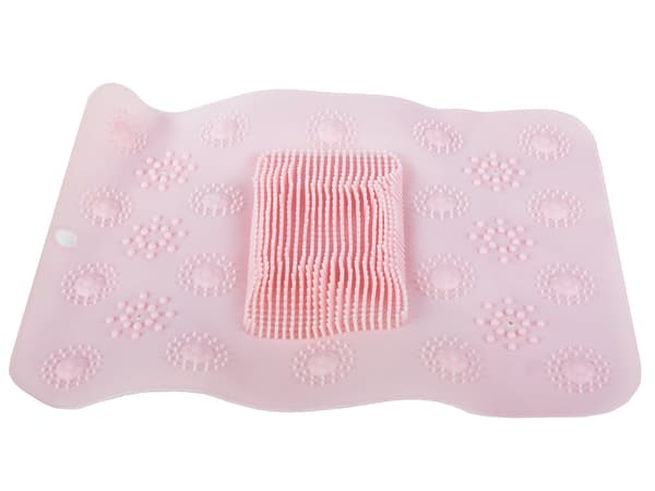 Fodmassagemåtte til bruser/badekar 41x32 cm PVC tilfældig farve
