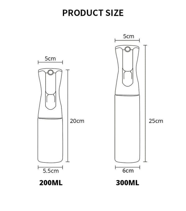 Lasiöljy- ja Etikkasuihkepullo 200ml