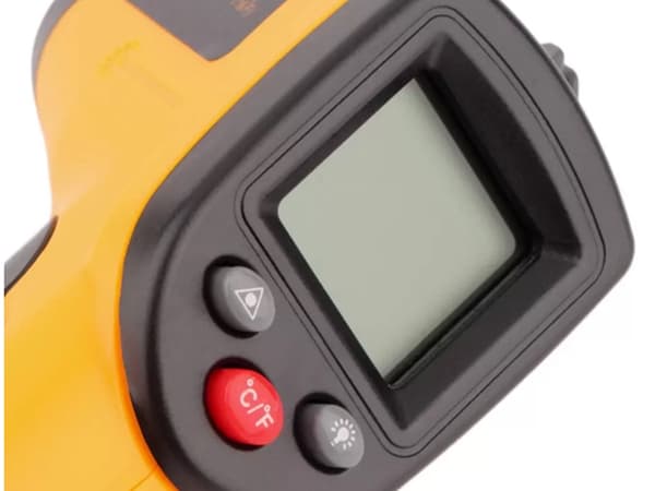 Infrarød termometer/pyrometer -50 til 380°C med laser orange