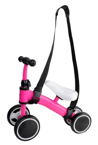 Bærebælte til balancecykel/løbehjul, justerbart 135 cm, sort