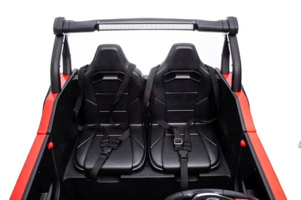 Batteribil 4x4 til børn rød 38 kg