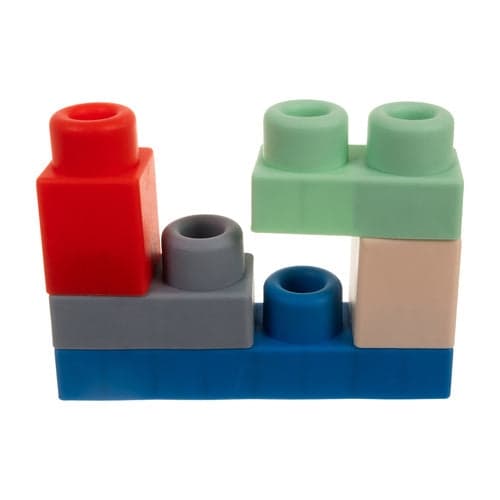 Sensoriska gummiblock för barn 30-pack TPR med förvaringslåda