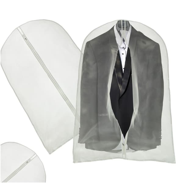 Klädöverdrag transparent polyester 80x60 cm med tryckknapp