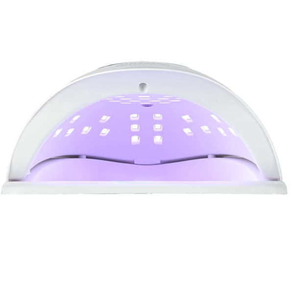UV LED nagellampa 150W 45 LED med timer & rörelsesensor vit
