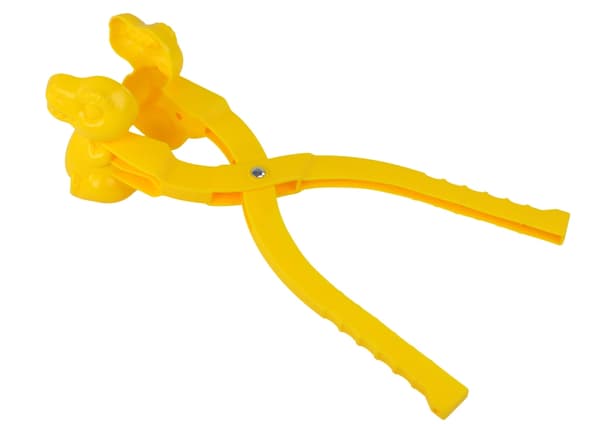 Sneboldsmaskine dinosaur gul 35 cm, sneform til børn 3+