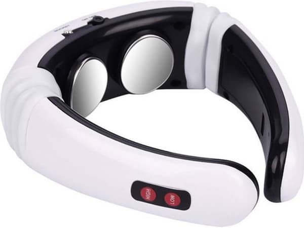 Nackmassageapparat med impulser 6 program inkl 2 elektroder