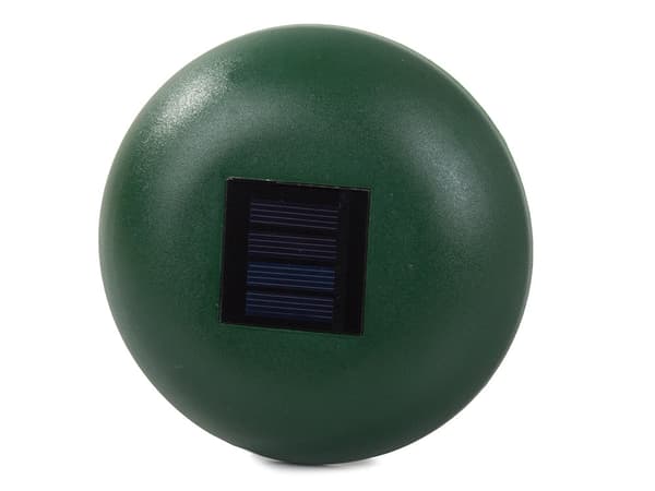 Solcellsdriven mullvadsskrämmare 400–1000 Hz utomhus 28 cm