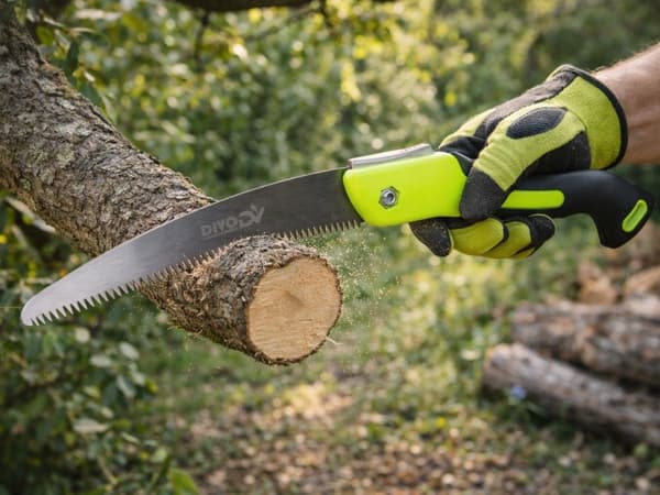 Fällbar handsåg 18 cm blad, stål/plast, utfälld längd 40 cm