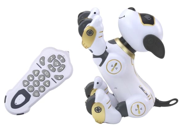 Fjernstyret robot-hund legetøj med berøringssensor, dans & programmering
