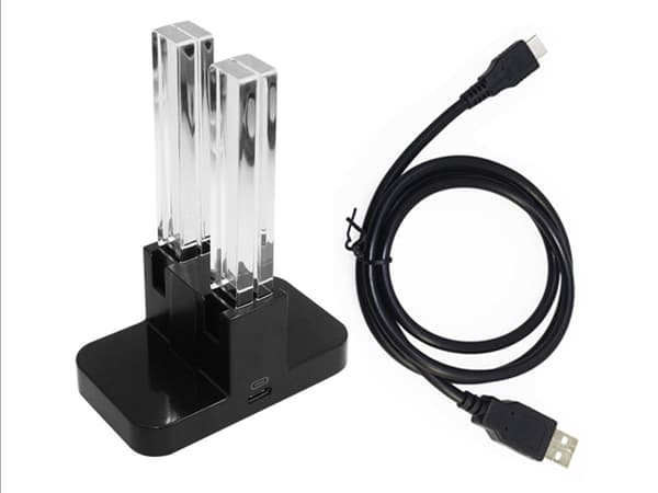 Opladningsstation til Nintendo Switch Joy-Con, oplader 4 controllere, USB-C