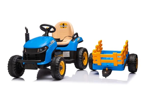 Batteridriven lektraktor för barn blå BBH-030