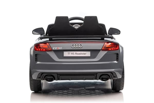 Elbil för barn Audi TTRS grå batteridriven åkbil