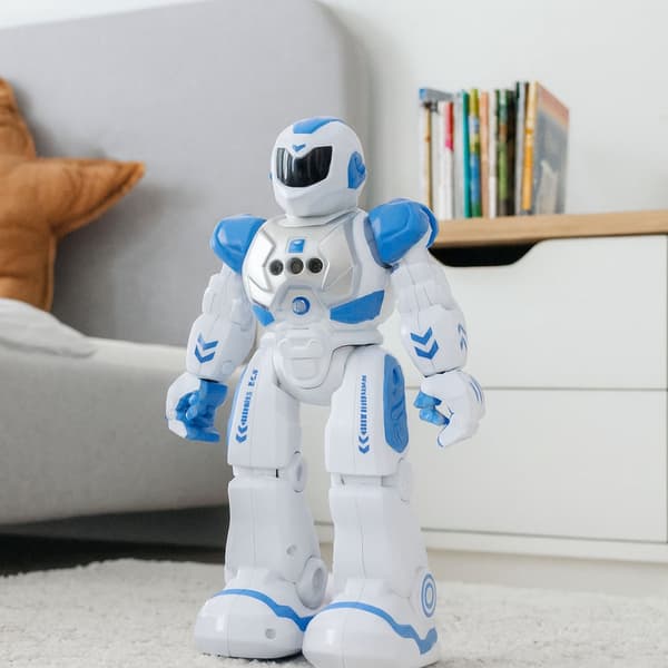 Interaktiv utbildningsrobot med fjärrkontroll, tal/dans, programmering