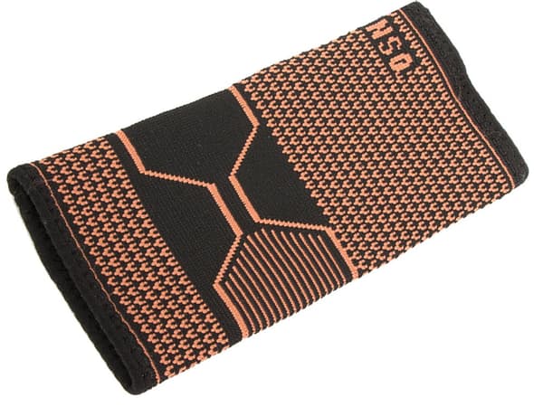 Ankelstöd elastisk kompression 22–24 cm svart/orange