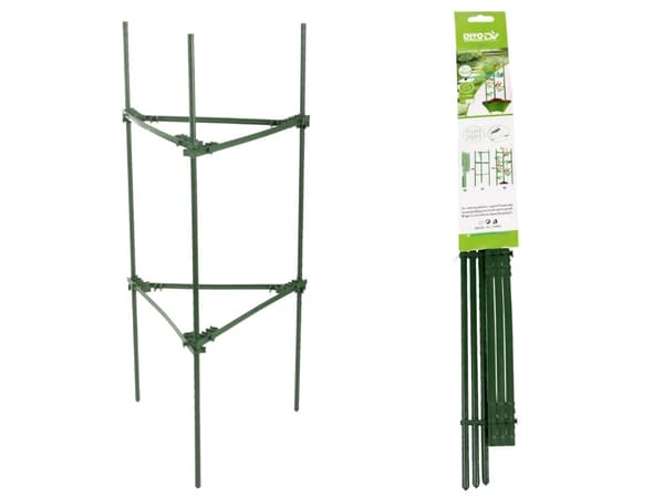 Triangulärt växtstöd plast grön 60 cm 1-pack