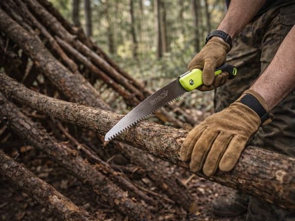 Fällbar handsåg 18 cm blad, stål/plast, utfälld längd 40 cm