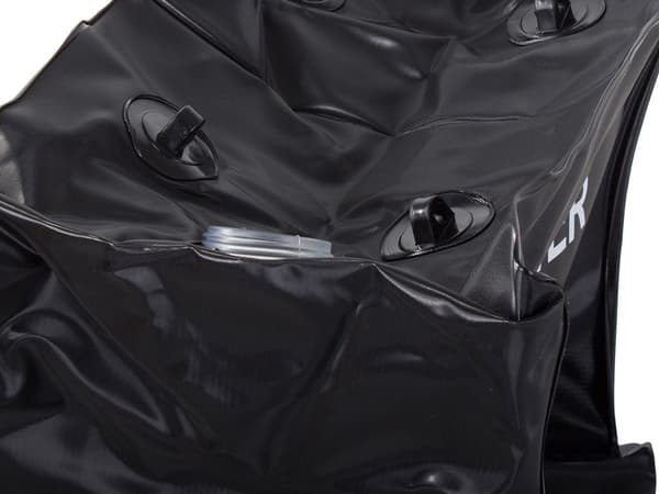 Solbruser 40 L sort brusepose med slange og brusehoved