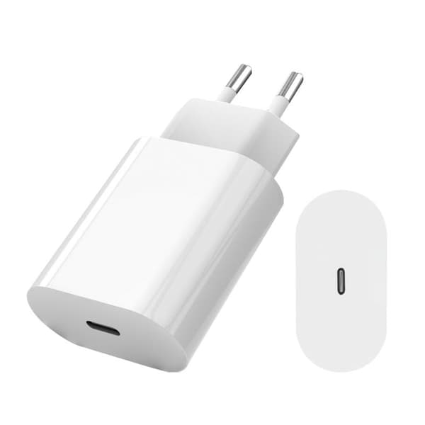 iPhone Oplader Hurtigoplader - Adapter + Kabel 25W lightning - USB-C 2m